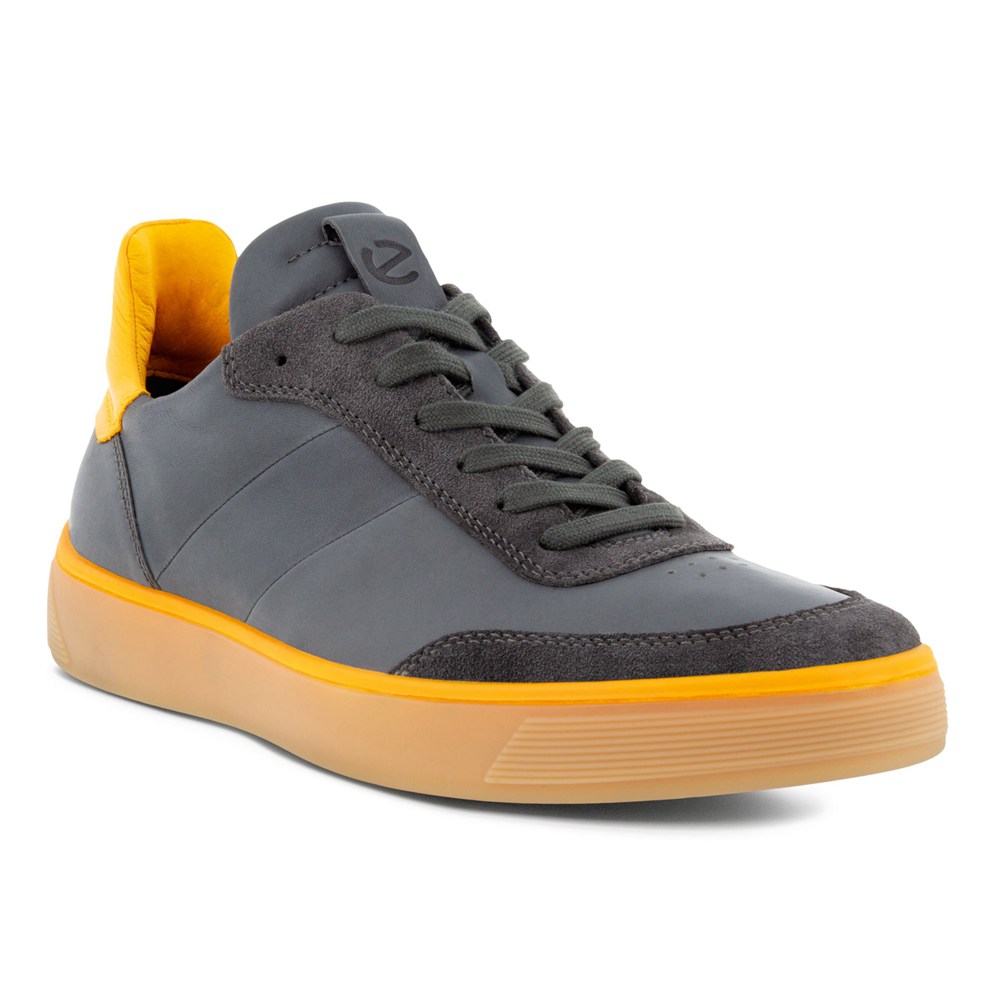 Tenis Hombre - ECCO Street Tray M Laced - Grises Oscuro - VAF173459